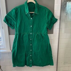 Amazon Green Mini Dress